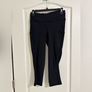 Lululemon Athletica Black Crop Leggings